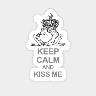 Keep Calm and kiss me Sticker